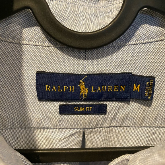 Ralph Lauren Men's Light Gray Button-Down Shirt - Picture 4 of 4